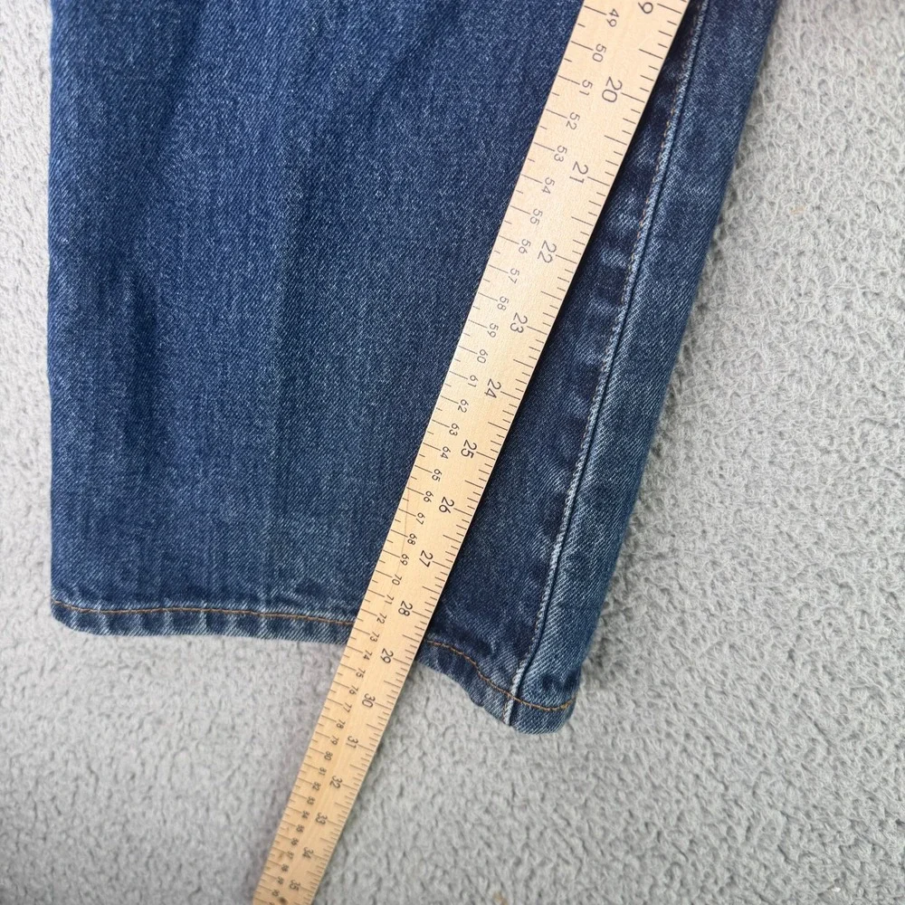 Levi's 517 Bootcut Jeans Men 36x30 Blue Dark Wash Denim Slim Fit 0517-0217
